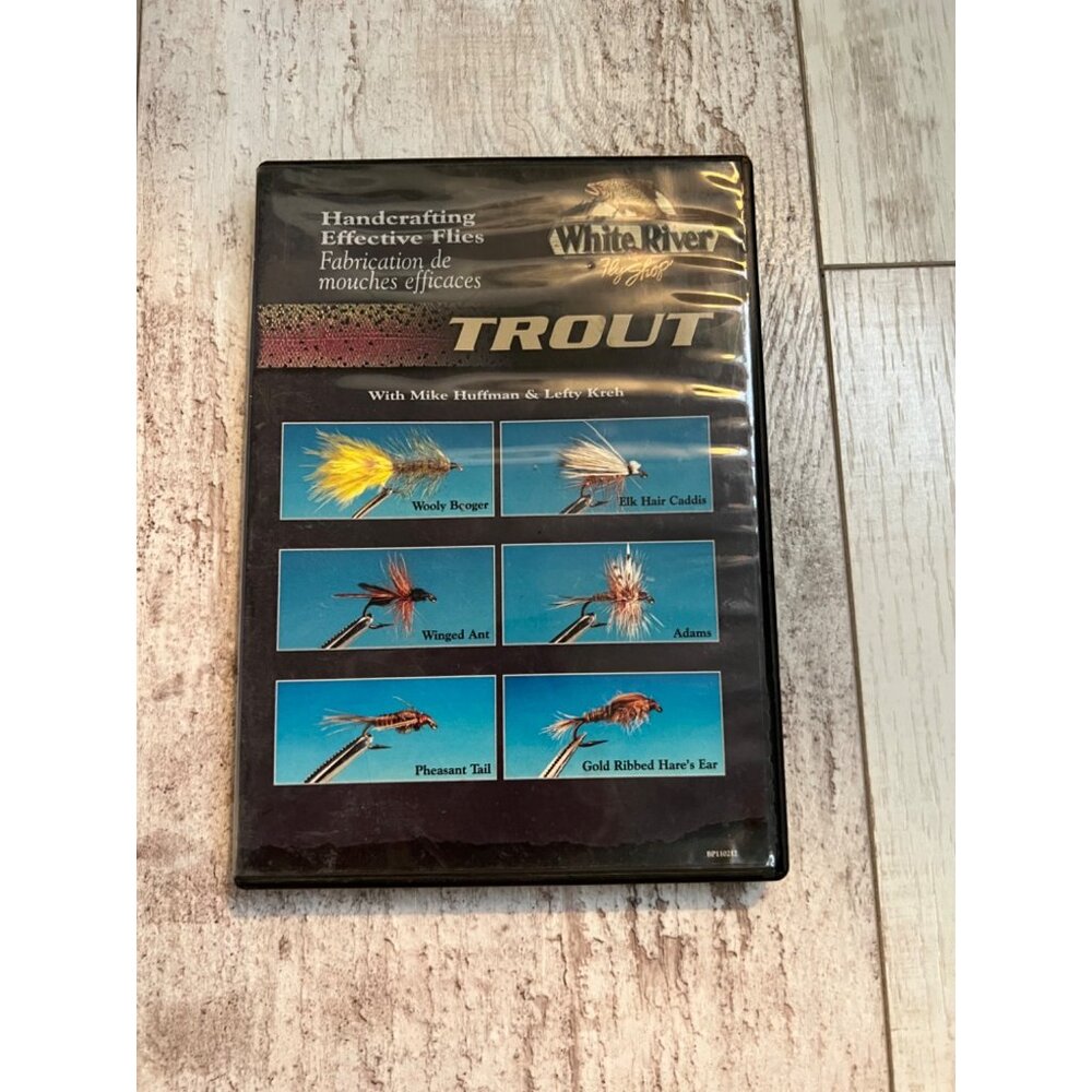 Handcrafting Effective Flies Trout DVD By White River Fly Shop With Lefty Kreh